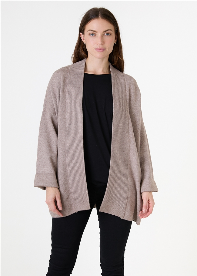 Cashmere Like Kimono Sleeve Cardigan