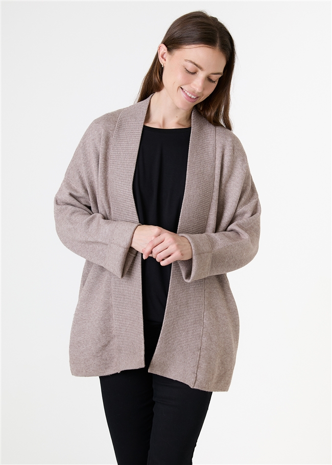 Cashmere Like Kimono Sleeve Cardigan