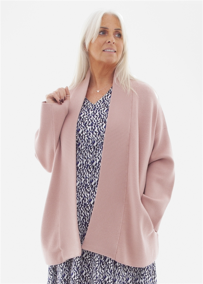 Cashmere Like Kimono Sleeve Cardigan