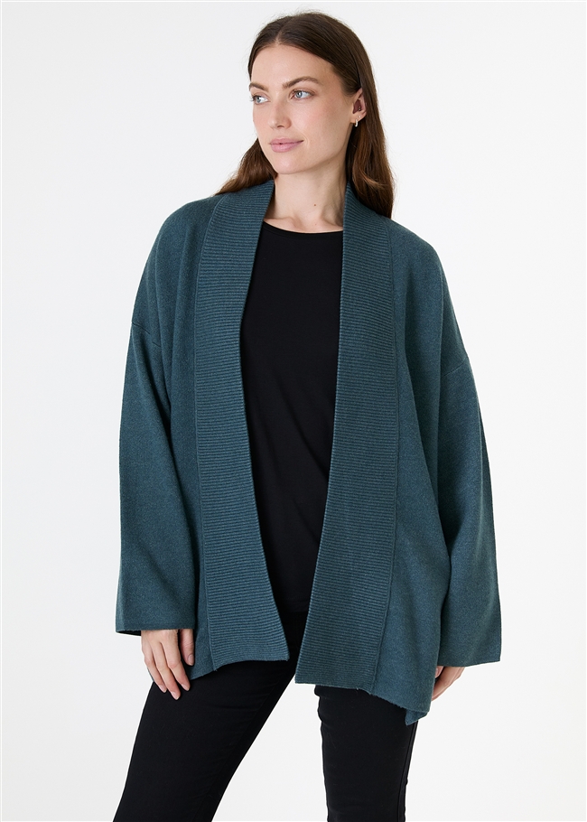 Cashmere Like Kimono Sleeve Cardigan