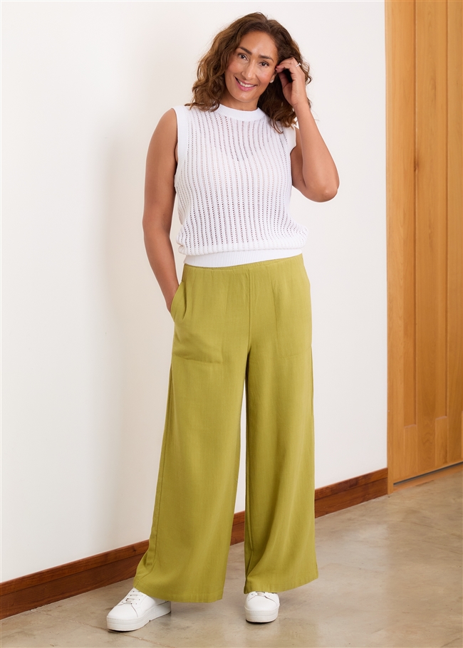 Cotton Mix Pointelle Vest