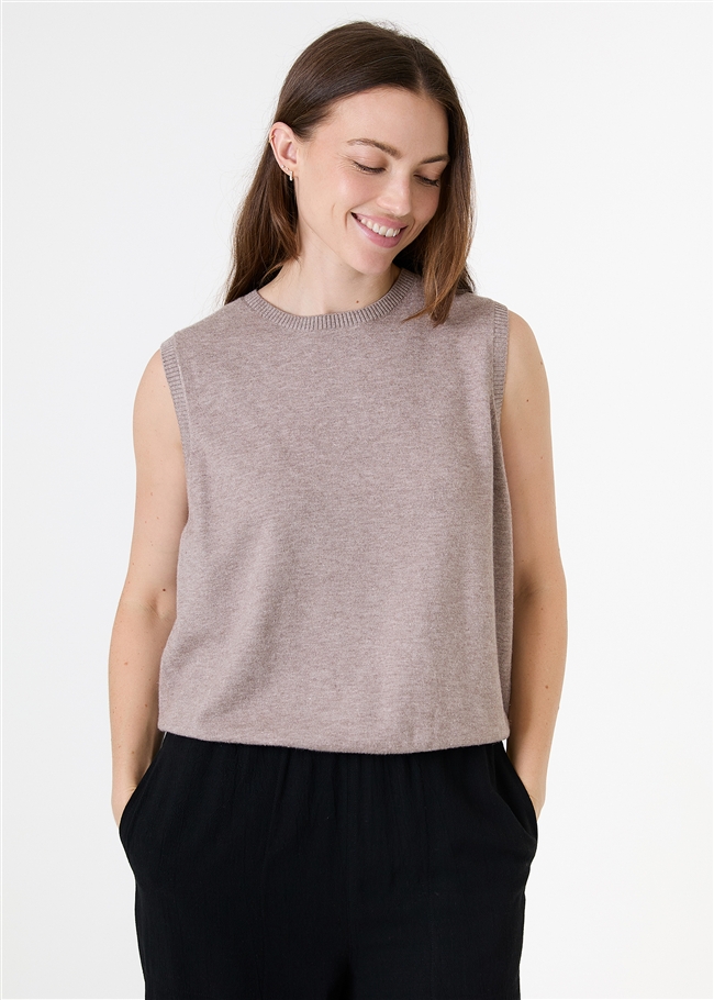 Lurex Cashmere Like Vest