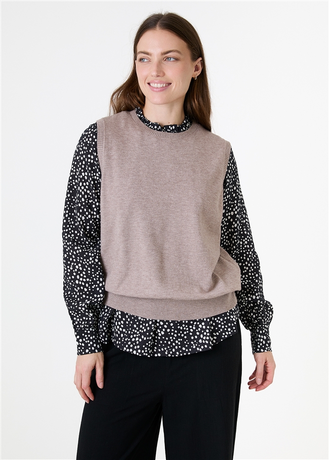 Lurex Cashmere Like Vest