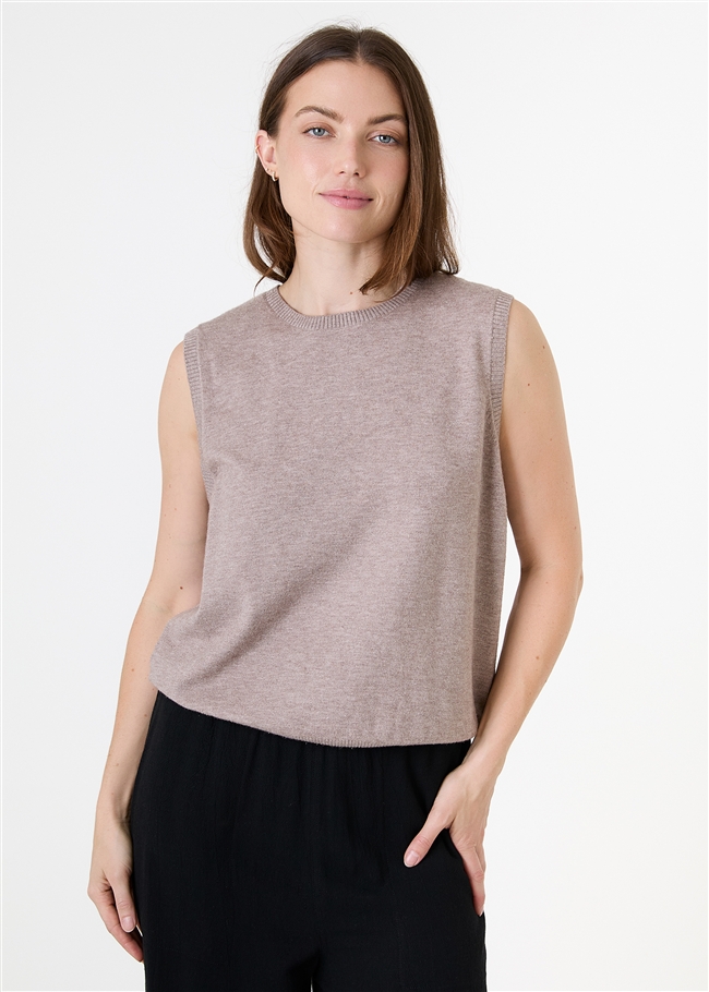 Lurex Cashmere Like Vest