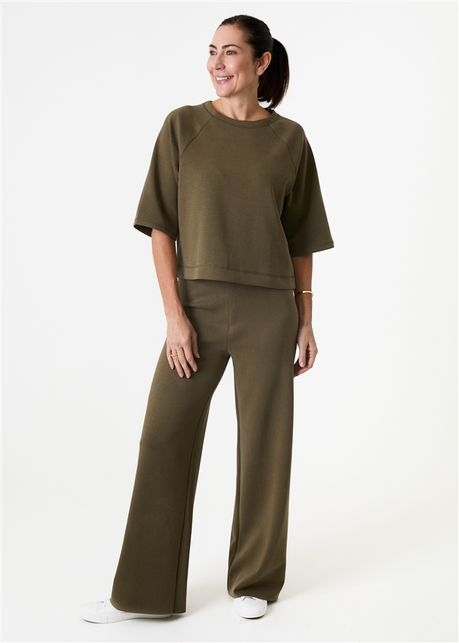 Luxe Jersey Straight Leg Trouser