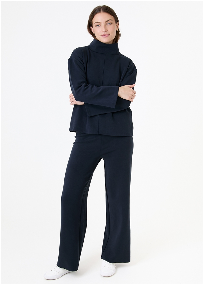 Luxe Jersey Straight Leg Trouser
