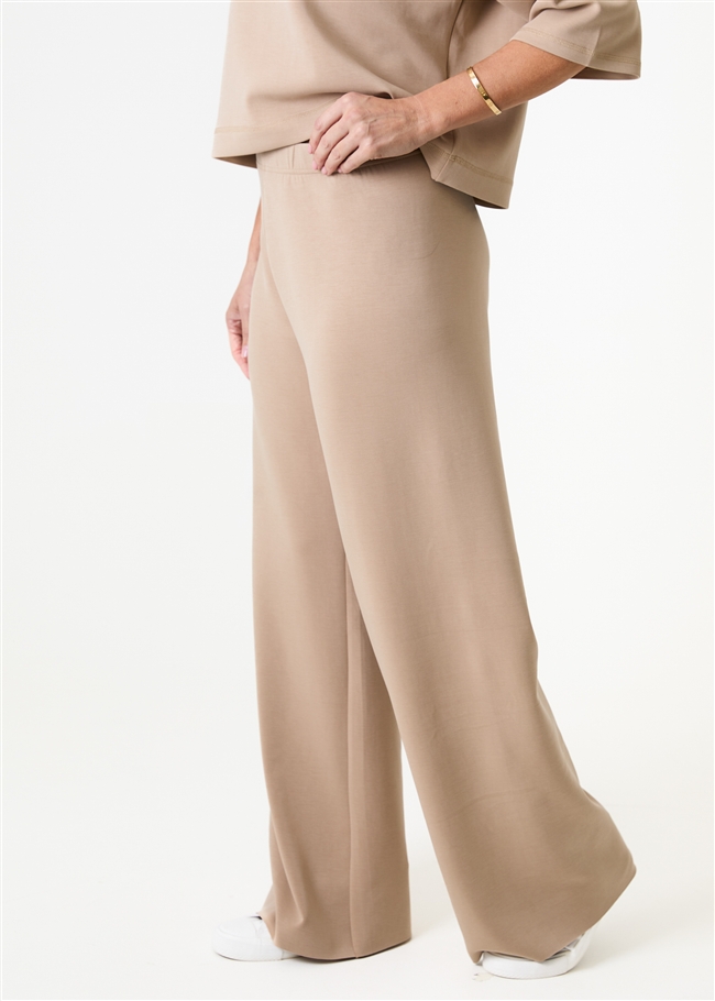 Luxe Jersey Straight Leg Trouser