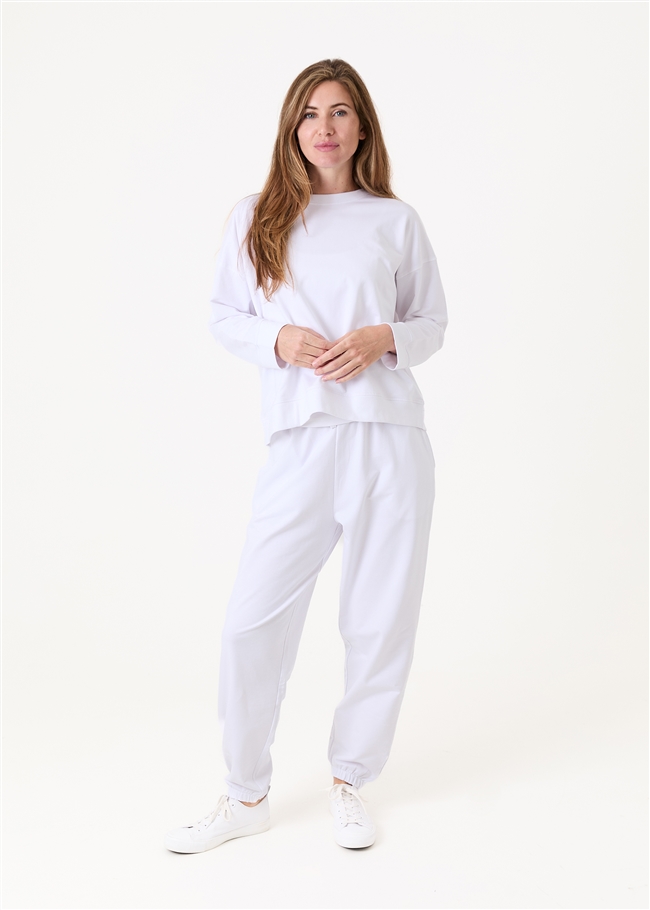 Crew Neck Drop Shoulder Sweatshirt