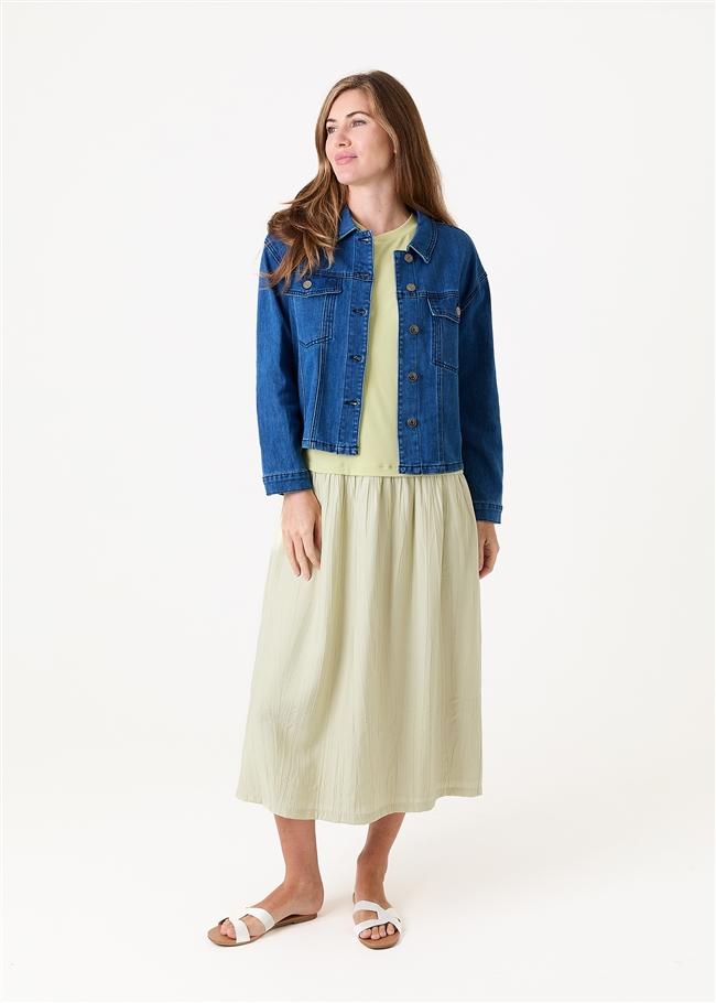 Plisse Skirt T-Shirt Dress