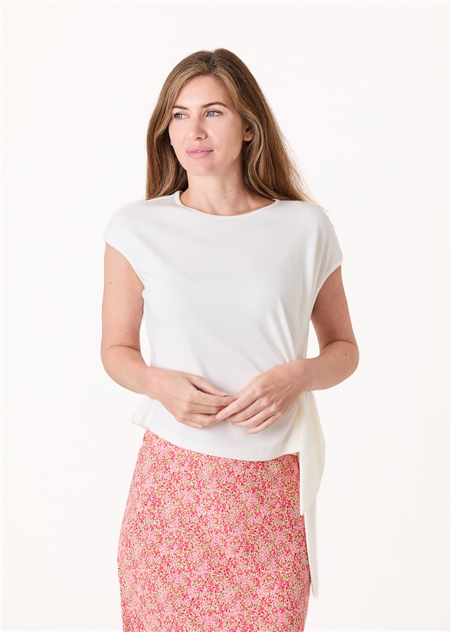 Side Tie Jersey T-Shirt